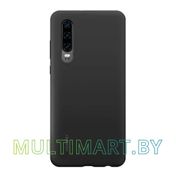 Чехол для телефона Huawei Silicone Car Case для Huawei P30 (черный)
